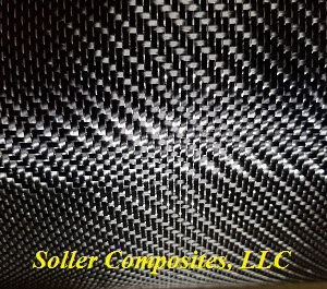 Kevlar Fabric- (YLW-Blk 10 ft x 12 in) 2x2 Twill WEAVE-3K/200g